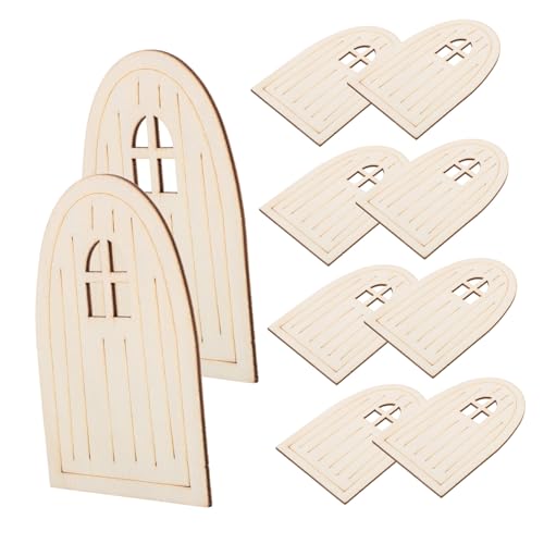 Garneck 10 Stück Teiliges Set Miniatur Holz Feentüren zum Bemalen Langlebige DIY Holzdekoration für Feengärten und Kreative Bastelprojekte Vielseitig für Innen und Außendeko Geeignet Garneck 10 Stück Teiliges Set Miniatur Holz Feentüren zum Bemalen Langlebige DIY Holzdekoration für Feengärten und Kreative Bastelprojekte Vielseitig für Innen und Außendeko Geeignet von Garneck