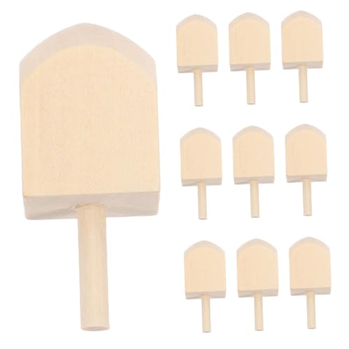 Garneck 10 Stück Teiliges Unbemalte Holz Dreidels mit Stiel DIY für Hanukkah Party Dekorationen Spinning Tops für Kreative Holzspielzeug Bausatz Garneck 10 Stück Teiliges Unbemalte Holz Dreidels mit Stiel DIY für Hanukkah Party Dekorationen Spinning Tops für Kreative Holzspielzeug Bausatz von Garneck