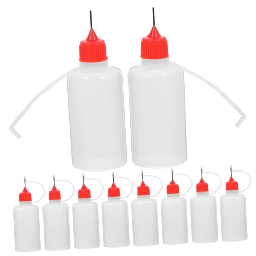 Garneck 10 Stück Wasserabfüllung Kleben Nadel Flasche Kleine Tropfflaschen Handwerk Leere Leimflaschen Mit Spitze Flaschenspender Füllflasche Rot Rostfreier Stahl Garneck 10 Stück Wasserabfüllung Kleben Nadel Flasche Kleine Tropfflaschen Handwerk Leere Leimflaschen Mit Spitze Flaschenspender Füllflasche Rot Rostfreier Stahl von Garneck