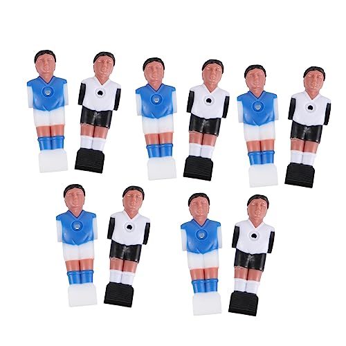 Garneck 10 Stück Zubehör Für Fußballmaschinen Figur Kickerspieler Ersatz Tischfußballspieler Zubehör Für Tischfußball Modelle Von Fußballspielern Fußball- Tischkicker Männer Harz von Garneck