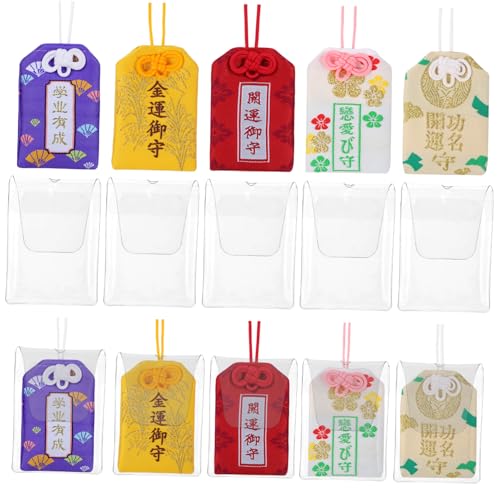 Garneck 10 Stück japanischer Schreiner-Omamori-Beutel Glücksbringer für Gesundheitserziehung, Liebe, Erfolg, Verkehrssicherheit, Glücksbringer bringen Glück Garneck 10 Stück japanischer Schreiner-Omamori-Beutel Glücksbringer für Gesundheitserziehung, Liebe, Erfolg, Verkehrssicherheit, Glücksbringer bringen Glück von Garneck