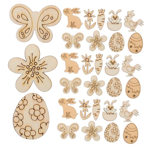 Garneck 100 Stück Holzspäne DIY Dekoration Ostern Unbehandeltes Holz Unbehandeltes Holzhandwerk Ornament Hölzernes Osterhandwerk Zum Bemalen Hölzerne Osterhasen Garneck 100 Stück Holzspäne DIY Dekoration Ostern Unbehandeltes Holz Unbehandeltes Holzhandwerk Ornament Hölzernes Osterhandwerk Zum Bemalen Hölzerne Osterhasen von Garneck