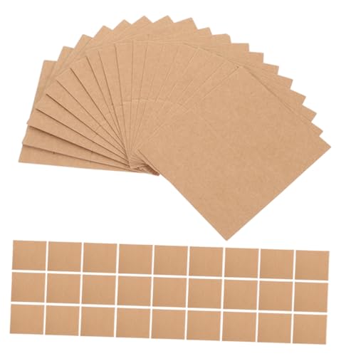 Garneck 100 Stück Leere Tischkärtchen aus Kraftpapier Faltbare Platzkarten für Hochzeit Geburtstag Bankett Selbststehend Beschriftbar Naturbraun für Tischdekoration und Reservierung von Garneck