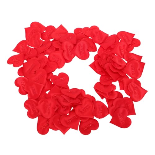 Garneck 100 Stück Liebe Dekoration Wurfblume Hochzeitsdekoration im Freien Herz Dekoration Konfetti für den Herztisch valentinstag tischdekoration Hochzeitskonfetti für Tische Stoff rot Garneck 100 Stück Liebe Dekoration Wurfblume Hochzeitsdekoration im Freien Herz Dekoration Konfetti für den Herztisch valentinstag tischdekoration Hochzeitskonfetti für Tische Stoff rot von Garneck