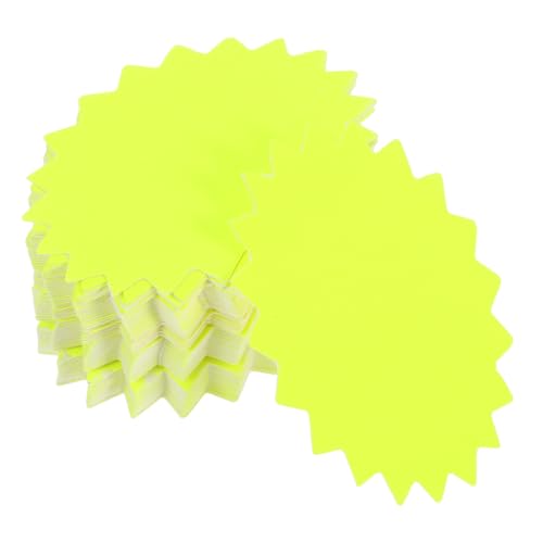 Garneck 100 Stück Preisschild Verkaufsetiketten Für Einzelhandelsgeschäfte Verkaufspreise Verkaufstags Anzeichen Für Preisexplosionen Supermarkt-einzelhandelsschilder Papier Yellow Garneck 100 Stück Preisschild Verkaufsetiketten Für Einzelhandelsgeschäfte Verkaufspreise Verkaufstags Anzeichen Für Preisexplosionen Supermarkt-einzelhandelsschilder Papier Yellow von Garneck