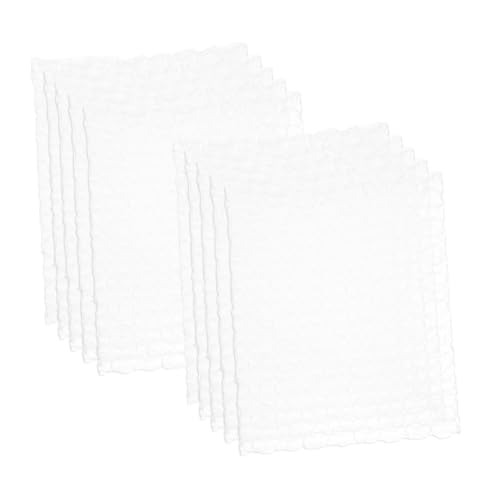 Garneck 100 Stück Transparente Luftpolsterbeutel mit Dicker Schaumstoffpolsterung Stoßfestes Verpackungsmaterial für Kleine Versandverpackungen Leichtes Schützendes Polster für Effiziente von Garneck