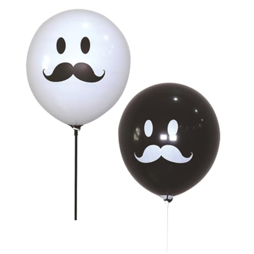 Garneck 100 Stück große Bartballons Konfetti-Luftballons Ballon-Blumenstrauß-Kit Brautballons Dekoration Braut- hochzeitsdeko wedding decoration Partyzubehör Luftballons Hochzeitsballons von Garneck