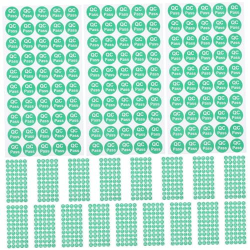 Garneck 1000 Stück Qualitätsprüfetikettenaufkleber Prüfaufkleber Versandetiketten Geräteetiketten Inventaretiketten Sicherheitsaufkleber Prüfetikettenpapier Garneck 1000 Stück Qualitätsprüfetikettenaufkleber Prüfaufkleber Versandetiketten Geräteetiketten Inventaretiketten Sicherheitsaufkleber Prüfetikettenpapier von Garneck