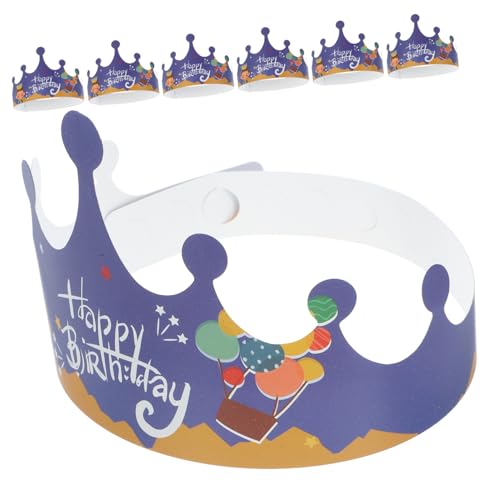 Garneck 100st Prinz Geburtstagshut Alles Zum Geburtstagskrone Kronenhutkappe Geburtstagshut-requisiten Geburtstagsparty-hüte Partyhüte Papierhut Bilden Kleinkind von Garneck