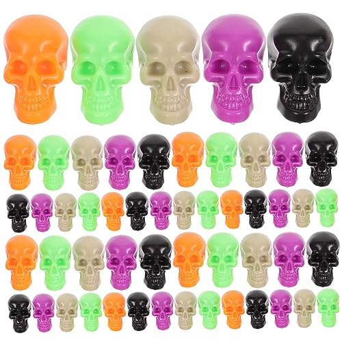Garneck 100Stücke Mini Totenköpfe Aus Realistische Halloween Dekoration Für Partys Spukhäuser Und Vielseitige Schädel Deko Für Gruselige Anlässe von Garneck