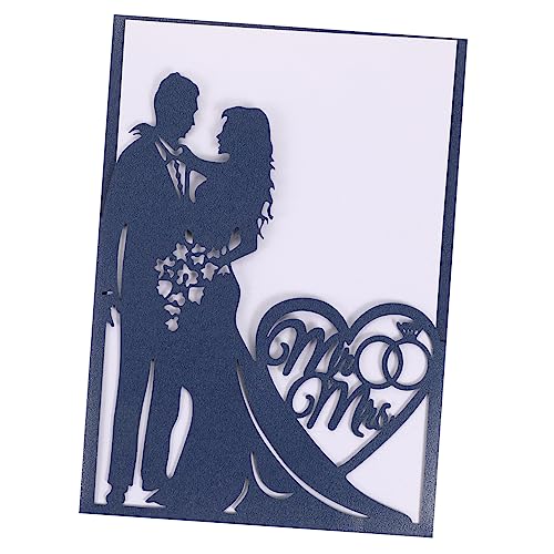 Garneck 10St Grußkarte Einladung Brautparty Valentinsgrüße Karte zum Hochzeitstag gefälscht jubiläumskarte anniversary card hochzeitsparty grusskarte hohle Hochzeitskarte Papier Blue Garneck 10St Grußkarte Einladung Brautparty Valentinsgrüße Karte zum Hochzeitstag gefälscht jubiläumskarte anniversary card hochzeitsparty grusskarte hohle Hochzeitskarte Papier Blue von Garneck