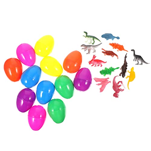 Garneck 12 Ostereier Mit Vorgefülltem Dinosaurier-Spielzeug Mit Kunststoff Gefüllte Eier Für Kleinkinder Jungen Und Mädchen Osterkorb Und Eiersuche Für Kleinkinder Garneck 12 Ostereier Mit Vorgefülltem Dinosaurier-Spielzeug Mit Kunststoff Gefüllte Eier Für Kleinkinder Jungen Und Mädchen Osterkorb Und Eiersuche Für Kleinkinder von Garneck