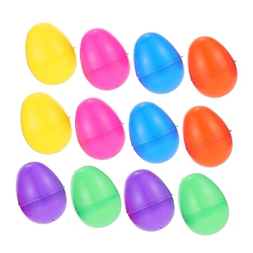 Garneck 12 Stück Ei Dekoration ostereier für egg maging easter eggs kid toys Eierbecher für Osterkorb spielzeuge leeres Osterei befüllbare ostereier Plastik Garneck 12 Stück Ei Dekoration ostereier für egg maging easter eggs kid toys Eierbecher für Osterkorb spielzeuge leeres Osterei befüllbare ostereier Plastik von Garneck