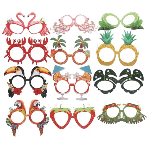 Garneck 12 Stück Hawaii Brillen Luau Party Dekorationen Partyzubehör Steampunk Brillen Partygeschenke Dekorationen Tropische Partybecher Tropische Party Dekorationen Foto Garneck 12 Stück Hawaii Brillen Luau Party Dekorationen Partyzubehör Steampunk Brillen Partygeschenke Dekorationen Tropische Partybecher Tropische Party Dekorationen Foto von Garneck