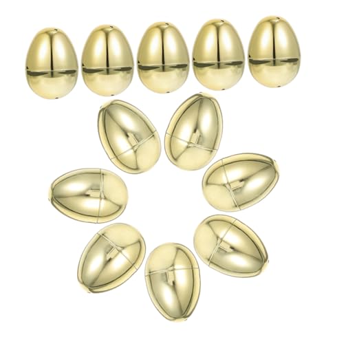 Garneck 12 Stück Ostern Goldene Eier Leeres Ei Korb Fälschung Befüllbares Ei Dekoration Favorisieren Groß Jumbo Goldene Eier Einpacken Nachfüllbares Ei -kugelschachteln Pp Garneck 12 Stück Ostern Goldene Eier Leeres Ei Korb Fälschung Befüllbares Ei Dekoration Favorisieren Groß Jumbo Goldene Eier Einpacken Nachfüllbares Ei -kugelschachteln Pp von Garneck