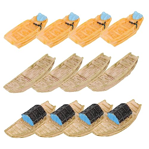 Garneck 12St Mikro-Landschaftsboot Fisch Ponton Anlage groß Miniatur Kanu bürodeko büro Dekoration Living Room Decoration Geschenkidee tischdeko esstisch Bootsdekor Boot-Verzierung Harz Garneck 12St Mikro-Landschaftsboot Fisch Ponton Anlage groß Miniatur Kanu bürodeko büro Dekoration Living Room Decoration Geschenkidee tischdeko esstisch Bootsdekor Boot-Verzierung Harz von Garneck