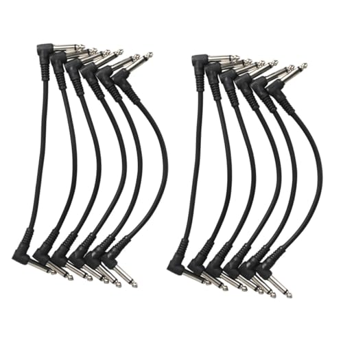 Garneck 12Stücke Gitarren Patch Kabel Hochwertiges Audio Kabel für Gitarren und Effektpedale Flexible Langlebig und Einfach zu Verwenden für Musiker Garneck 12Stücke Gitarren Patch Kabel Hochwertiges Audio Kabel für Gitarren und Effektpedale Flexible Langlebig und Einfach zu Verwenden für Musiker von Garneck
