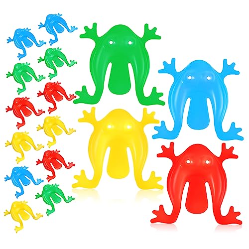 Garneck 16 Stück Springende Frösche - Realistische Mini Frosch Figuren Für - Hüpfspiel Und Bad Bunte Frösche Für Partys Und Spielspaß Garneck 16 Stück Springende Frösche - Realistische Mini Frosch Figuren Für - Hüpfspiel Und Bad Bunte Frösche Für Partys Und Spielspaß von Garneck