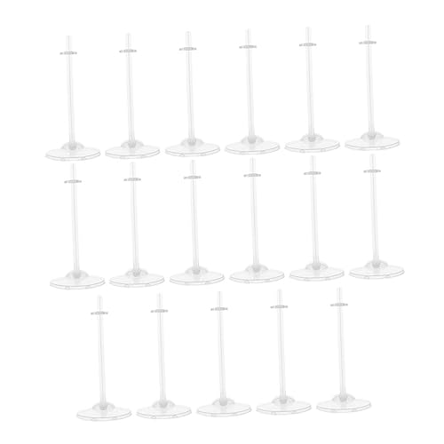 Garneck 17Stücke Teiliges Puppenständer für Transparent Stabiler Puppenhalter für Puppenausstellungen für Zuhause und Geschäfte aus Hochwertigem Leicht und Tragbar von Garneck