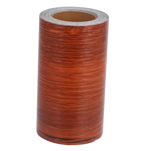 Garneck 1Rolle Holzmaserungsband Selbstklebend Dekoratives Klebeband für Möbel Wasserdichtes Reparaturband mit Natürlichem Holzlook Einfach Zuschneidbar von Garneck