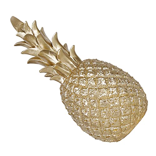 Garneck 1stück Goldene Ananas Dekofigur Aus Resin Tischdeko Für Wohnräume Büro Feierlichkeiten Handgefertigte Ornament Für Stilvolle Akzente Jedem von Garneck