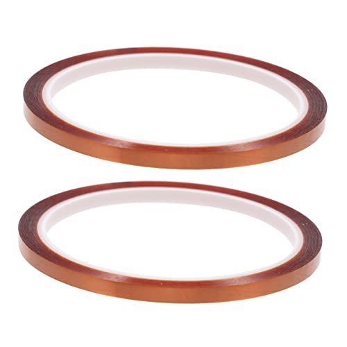 Garneck 2 Rollen Hitzebeständiges Klebeband Set Sublimation Tape für Druck und Elektronik Temperaturbeständig Flexibel für Isolierung und Maskierung Garneck 2 Rollen Hitzebeständiges Klebeband Set Sublimation Tape für Druck und Elektronik Temperaturbeständig Flexibel für Isolierung und Maskierung von Garneck
