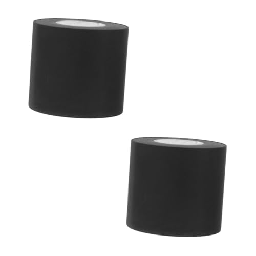 Garneck 2 Rollen Kabelbahn Weiß Abdeckung Conditioner schwer Rohr klimaanlage dichtband Auspuffband Hochtemperatur breites Klebeband dickes Klebeband Wärmeband PVC Black von Garneck