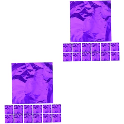 Garneck 2 Sätze Geschenkpapier Schokoladenverpackung Schokolade Verpackung Bonbonpapier Für Pralinen Schokoladenfolienverpackungen Süßigkeiten Alufolie Aluminiumfolie Violett 200 Stück * 2 Garneck 2 Sätze Geschenkpapier Schokoladenverpackung Schokolade Verpackung Bonbonpapier Für Pralinen Schokoladenfolienverpackungen Süßigkeiten Alufolie Aluminiumfolie Violett 200 Stück * 2 von Garneck