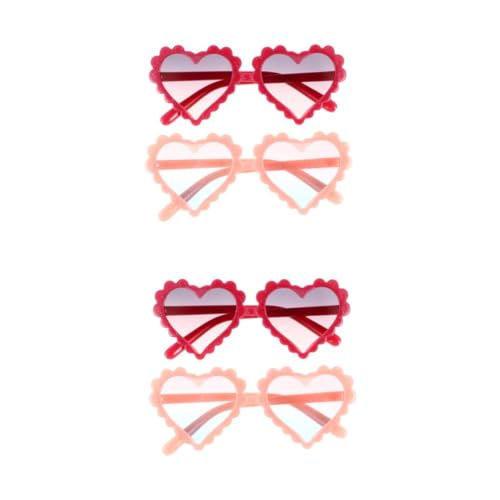 Garneck 2 Sätze Sonnenbrillen Für Sommerparty-brille Herz Brille Herzförmige Brille Schnapsgläser Vintage Brille Unisex- Brillenstütze Mode Brille Rosa Stk 2 Stücke * 2 Garneck 2 Sätze Sonnenbrillen Für Sommerparty-brille Herz Brille Herzförmige Brille Schnapsgläser Vintage Brille Unisex- Brillenstütze Mode Brille Rosa Stk 2 Stücke * 2 von Garneck