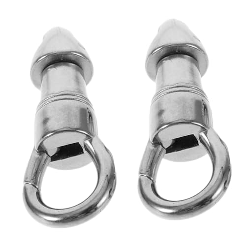 Garneck 2 Stück Anhängerverschluss Robuster nicht Verblassender Knotenverschluss für Diy Schmuckherstellung Einsetzbar für und Armbänder Silber von Garneck