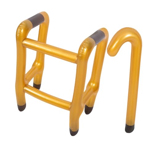 Garneck 2 Stück Aufblasbare Gehhilfe für Halloween Inflatable Walking Stick Props aus Leicht und Tragbar für Partys und Kostüme von Garneck