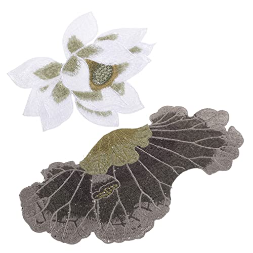 Garneck 2 Stück Bestickte Blumen Aufnäher zum Aufbügeln Teiliges mit und Blättern Applikationen für Kleidung Jacken DIY Stoffdeko und Reparatur Garneck 2 Stück Bestickte Blumen Aufnäher zum Aufbügeln Teiliges mit und Blättern Applikationen für Kleidung Jacken DIY Stoffdeko und Reparatur von Garneck