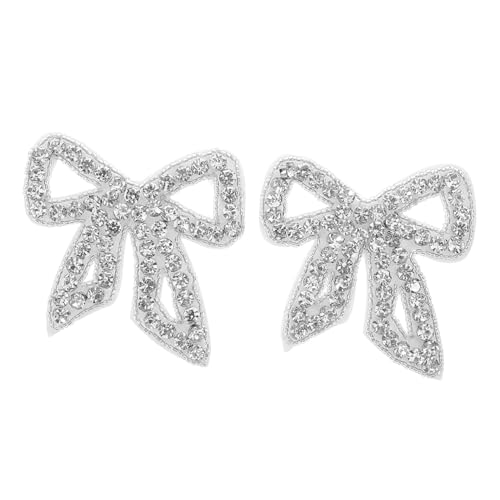 Garneck 2 Stück Glitzernde Schleifen Patches Aufbügelbare Applikationen für Kleidung Taschen und Hochzeitsgürtel Einfach Anzubringen für DIY Projekte und Stilvolle Verschönerungen Garneck 2 Stück Glitzernde Schleifen Patches Aufbügelbare Applikationen für Kleidung Taschen und Hochzeitsgürtel Einfach Anzubringen für DIY Projekte und Stilvolle Verschönerungen von Garneck