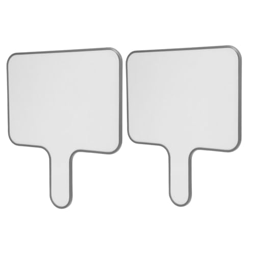 Garneck 2 Stück Handheld Antworttafel Tragbares Doppelseitiges Whiteboard für Schüler Wiederverwendbare Schreibtafel für Klassenzimmer Interaktive Spiele und Abstimmungen von Garneck