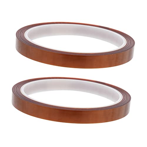 Garneck 2 Stück Hitzebeständiges Klebeband Hochtemperatur Klebeband für Elektronik Isolierung und Sublimationstransfer Wasser und Ölbeständig Vielseitig Einsetzbar Garneck 2 Stück Hitzebeständiges Klebeband Hochtemperatur Klebeband für Elektronik Isolierung und Sublimationstransfer Wasser und Ölbeständig Vielseitig Einsetzbar von Garneck