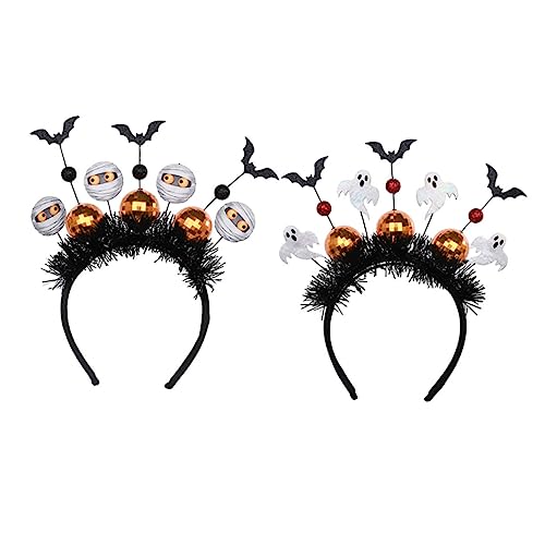 Garneck 2 Stück Karneval Stirnband Dekoration Cosplay Haarschmuck für Halloween Neujahr Geburtstagsfeiern Leicht und Bequem Foto von Garneck