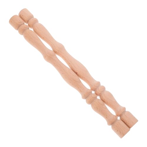 Garneck 2 Stück Kleine Holzsäulen Stilvolle Römische Säulen für Dekoration Flur und Treppenhaus Vielseitig Einsetzbar für Möbel und DIY Projekte von Garneck