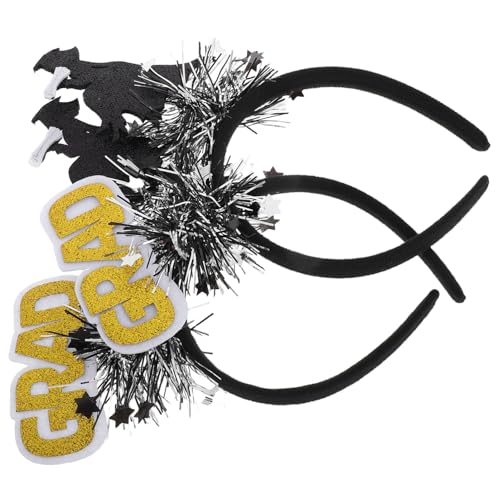 Garneck 2 Stück Kopfbedeckung Des Stirnbandarztes Abschluss-cosplay Absolventenparty Dekoration Für Die Abschlussfeier Im Kindergarten Abschlusskappe Selber Machen Black Plastik Garneck 2 Stück Kopfbedeckung Des Stirnbandarztes Abschluss-cosplay Absolventenparty Dekoration Für Die Abschlussfeier Im Kindergarten Abschlusskappe Selber Machen Black Plastik von Garneck