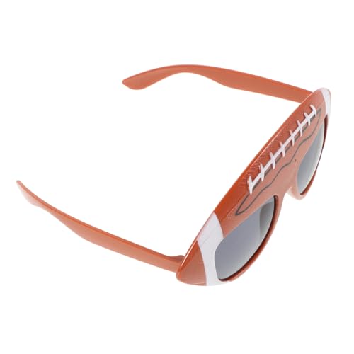 Garneck 2 Stück Rugby-Brille Fußballbrille Karnevalsbrille partyzubehör Einmalige Brille spaß brille Abschlussfeier Brille alles zum geburtstag brille erwachsene brille Plastik von Garneck