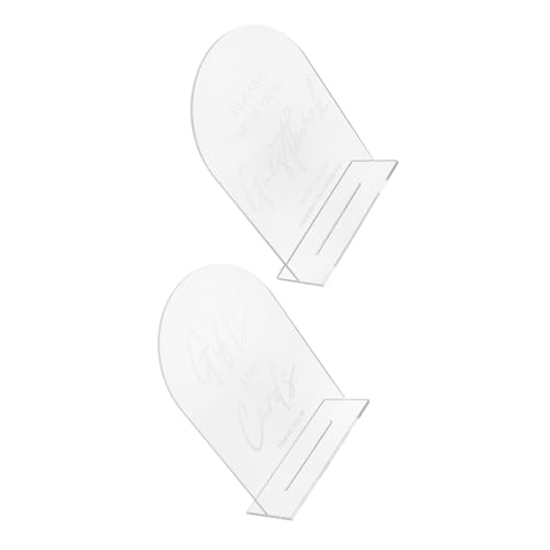 Garneck 2 Stück Teiliges Hochzeitsschild Arch Design Transparente Tischdekoration Kratzfest Stabiler Standfuß Gut Lesbar für Zeremonie Empfang und Sitzplatzordnung Garneck 2 Stück Teiliges Hochzeitsschild Arch Design Transparente Tischdekoration Kratzfest Stabiler Standfuß Gut Lesbar für Zeremonie Empfang und Sitzplatzordnung von Garneck