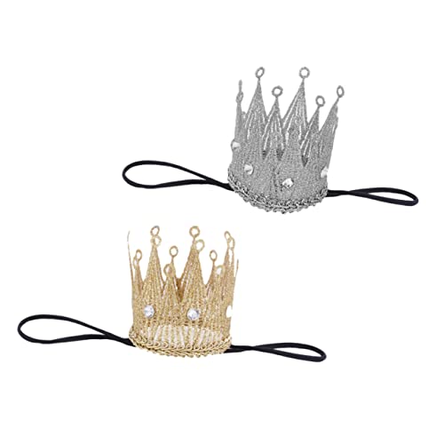 Garneck 2 Stück Teiliges Stirnband Weiches Haarschmuck für Junge Mädchen und Kleinkinder Goldene Silberne Geburtstagsdiadem für Fotoshooting Party Cosplay Unisex Bequem und Modisch Garneck 2 Stück Teiliges Stirnband Weiches Haarschmuck für Junge Mädchen und Kleinkinder Goldene Silberne Geburtstagsdiadem für Fotoshooting Party Cosplay Unisex Bequem und Modisch von Garneck