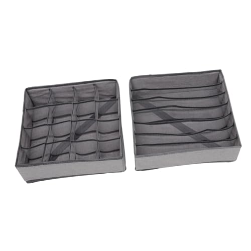 Garneck 2 Stück Teiliges Unterwäsche Organizer aus Atmungsaktivem Netzstoff Faltbare Schubladenbox Fächern Waschbar Multifunktional für Socken Dessous und Kleiderschrank Platzsparend und Garneck 2 Stück Teiliges Unterwäsche Organizer aus Atmungsaktivem Netzstoff Faltbare Schubladenbox Fächern Waschbar Multifunktional für Socken Dessous und Kleiderschrank Platzsparend und von Garneck