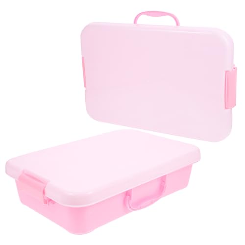 Garneck 2 Stück Tragbare Sandkiste Groß Sensorisches Tablett Deckel Spielzeugaufbewahrung Kinderspielzeug Sandkasten Für Klein Babys Rosa Abs Garneck 2 Stück Tragbare Sandkiste Groß Sensorisches Tablett Deckel Spielzeugaufbewahrung Kinderspielzeug Sandkasten Für Klein Babys Rosa Abs von Garneck