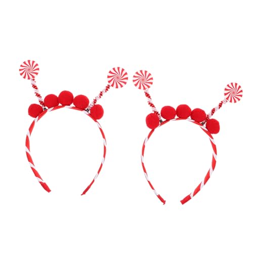 Garneck 2 Stück Weihnachts Haarreifen Candy Cane Haarreif Karneval Lollipop Pompom Kopfschmuck Leicht Festlich Für Halloween Weihnachtsfeiern Kostüm Zubehör Garneck 2 Stück Weihnachts Haarreifen Candy Cane Haarreif Karneval Lollipop Pompom Kopfschmuck Leicht Festlich Für Halloween Weihnachtsfeiern Kostüm Zubehör von Garneck