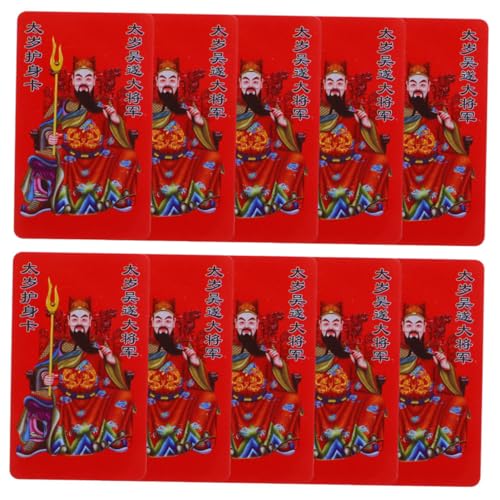 Garneck 20 Stück Friedenskarte Allgemeine Taisui-karte 2025 Gute Gesundheit Amulettkarte Hausschutz Amulett Feng-shui-karten Feng Shui Tai Sui Karte 2025 Amulettkarte Zum Schutz Pvc Garneck 20 Stück Friedenskarte Allgemeine Taisui-karte 2025 Gute Gesundheit Amulettkarte Hausschutz Amulett Feng-shui-karten Feng Shui Tai Sui Karte 2025 Amulettkarte Zum Schutz Pvc von Garneck