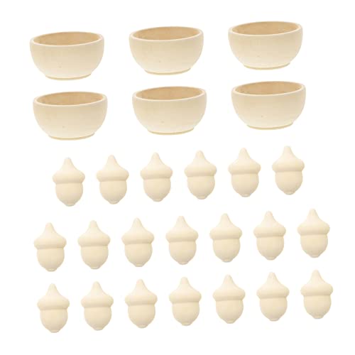 Garneck 20 Stück Holz Eicheln Und Holzfiguren Set Mit 6 Schalen – Unbehandelte Holz Eicheln Zum Bemalen Und Kreative DIY-Projekte Mit Holzpilzen Garneck 20 Stück Holz Eicheln Und Holzfiguren Set Mit 6 Schalen – Unbehandelte Holz Eicheln Zum Bemalen Und Kreative DIY-Projekte Mit Holzpilzen von Garneck