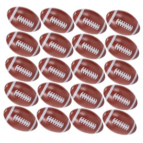 Garneck 20 Stück Holz Rugby Football Perlen Bunte Diy Holzkugeln für Schmuckherstellung Sport Charm Abstandshalter Bastelzubehör für Kreative Projekte und Deko Garneck 20 Stück Holz Rugby Football Perlen Bunte Diy Holzkugeln für Schmuckherstellung Sport Charm Abstandshalter Bastelzubehör für Kreative Projekte und Deko von Garneck