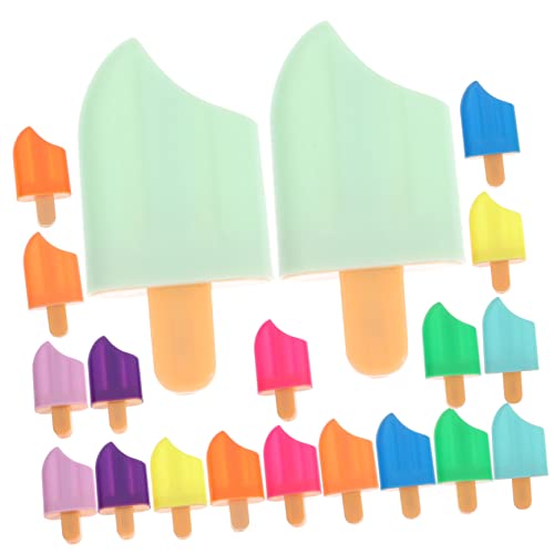Garneck 20 Stück Kreative Popsicle Textmarker Pastellfarben Marker für Schule Büro und Kreative Projekte für Erwachsene von Garneck