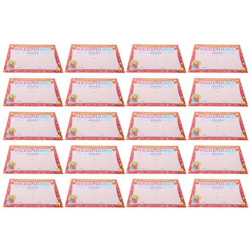 Garneck 20 Stück Motivationsbelohnung Abschlusszertifikat Urkunden für Leistungsprämien bunte Zertifikate schöne Zertifikate Kindergarten anerkennungsbescheinigung dicke Urkunden Papier Garneck 20 Stück Motivationsbelohnung Abschlusszertifikat Urkunden für Leistungsprämien bunte Zertifikate schöne Zertifikate Kindergarten anerkennungsbescheinigung dicke Urkunden Papier von Garneck