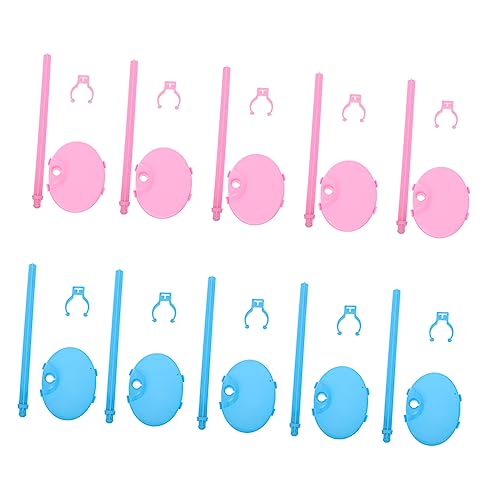 Garneck 20 Stück Puppenständer doll Accessories Puppenhalter Puppenausstellung Puppenaufsteller Stützständer für Puppen Stand Steht Stützrahmen für Puppen Spielzeugständer Plastik von Garneck